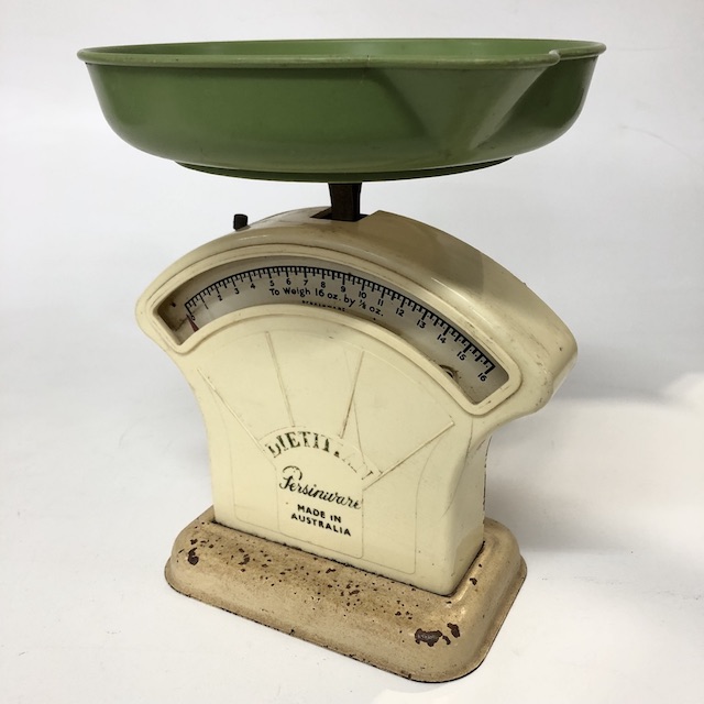 SCALES, Cream Green 1950s Persinware